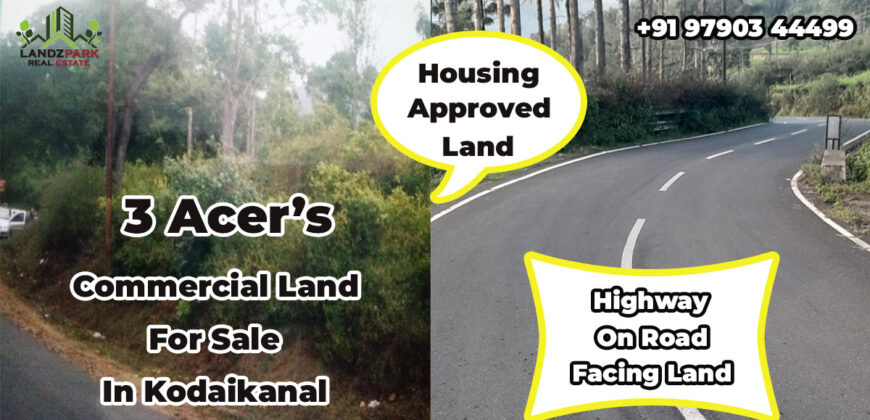 Commercial Land for sale in Kodaikanal