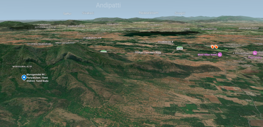 Organic Farm land for sale in Periyakulam